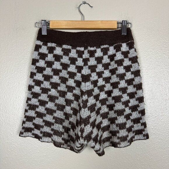 Lisa Says Gah Two Piece Set Knit Lucinda Vintage Rug Mocha Brown Cream M/L - Picture 7 of 7